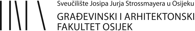 Građevinski i arhitektonski fakultet Osijek logo